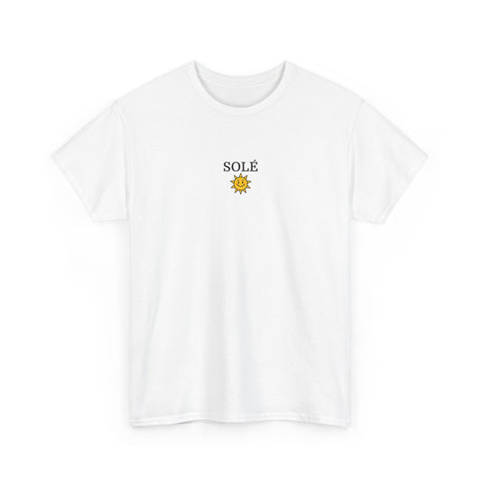 SOLÉ T-Shirt (Brustprint) – Unisex Heavy Cotton Tee | Nachhaltige Streetwear aus 100% Baumwolle