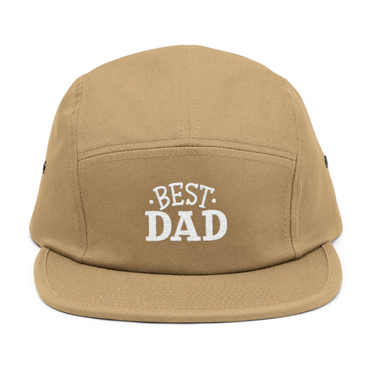 Best Dad – 5-Panel Cap mit Stickerei