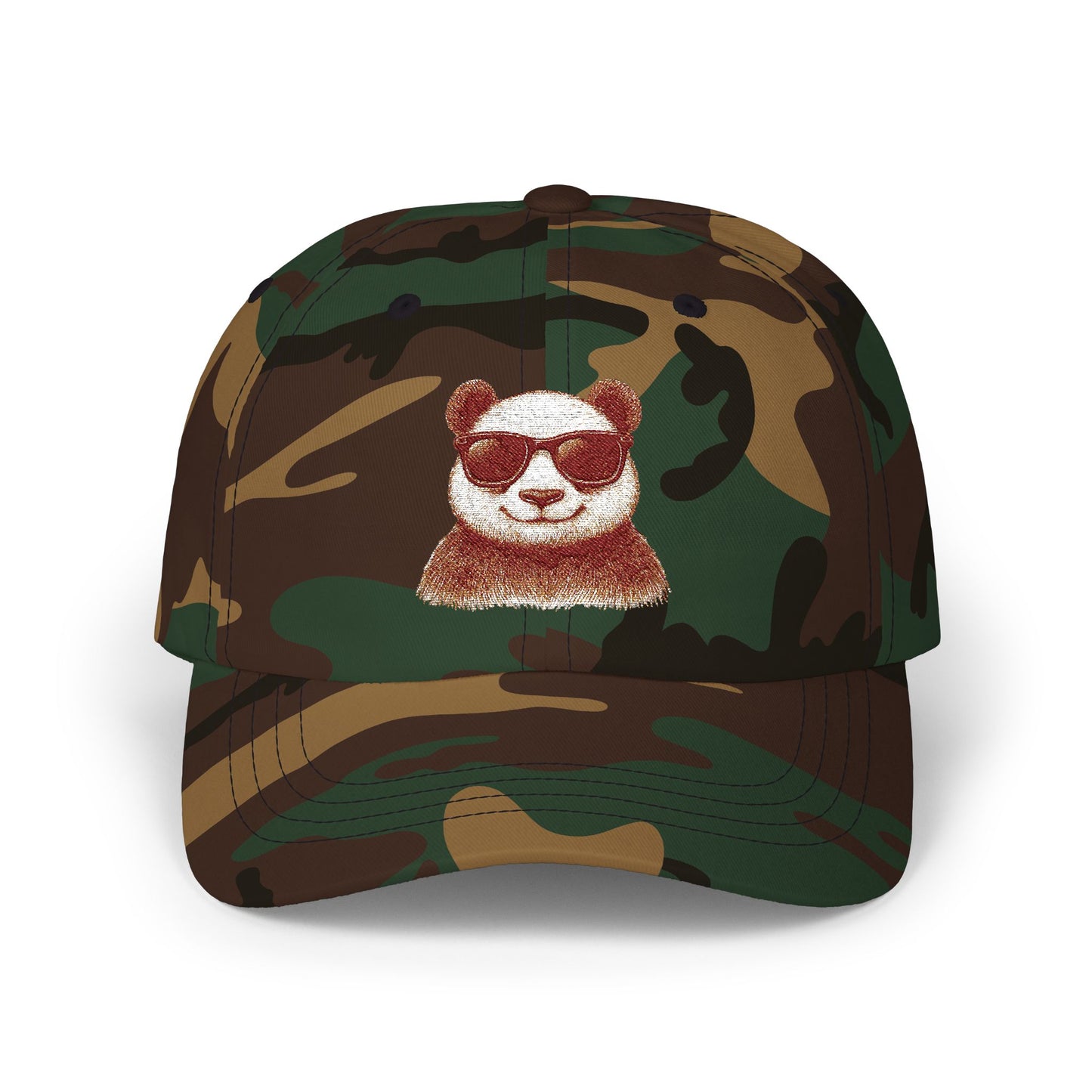 Panda Cap mit Sonnenbrille – Coole Unisex Basecap für Alltag, Streetwear & Festivals