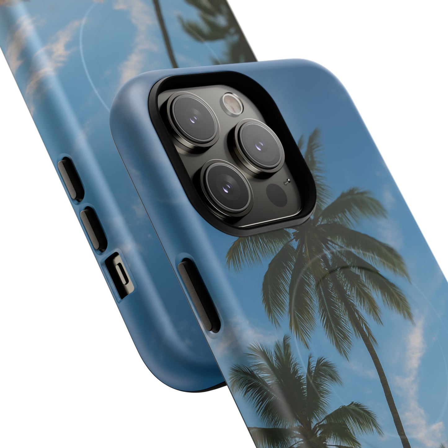 Tropische Sonnenuntergang Handyhülle mit Palmen – Sommer Vibes Case für iPhone & Android | Tropisches Strandmotiv