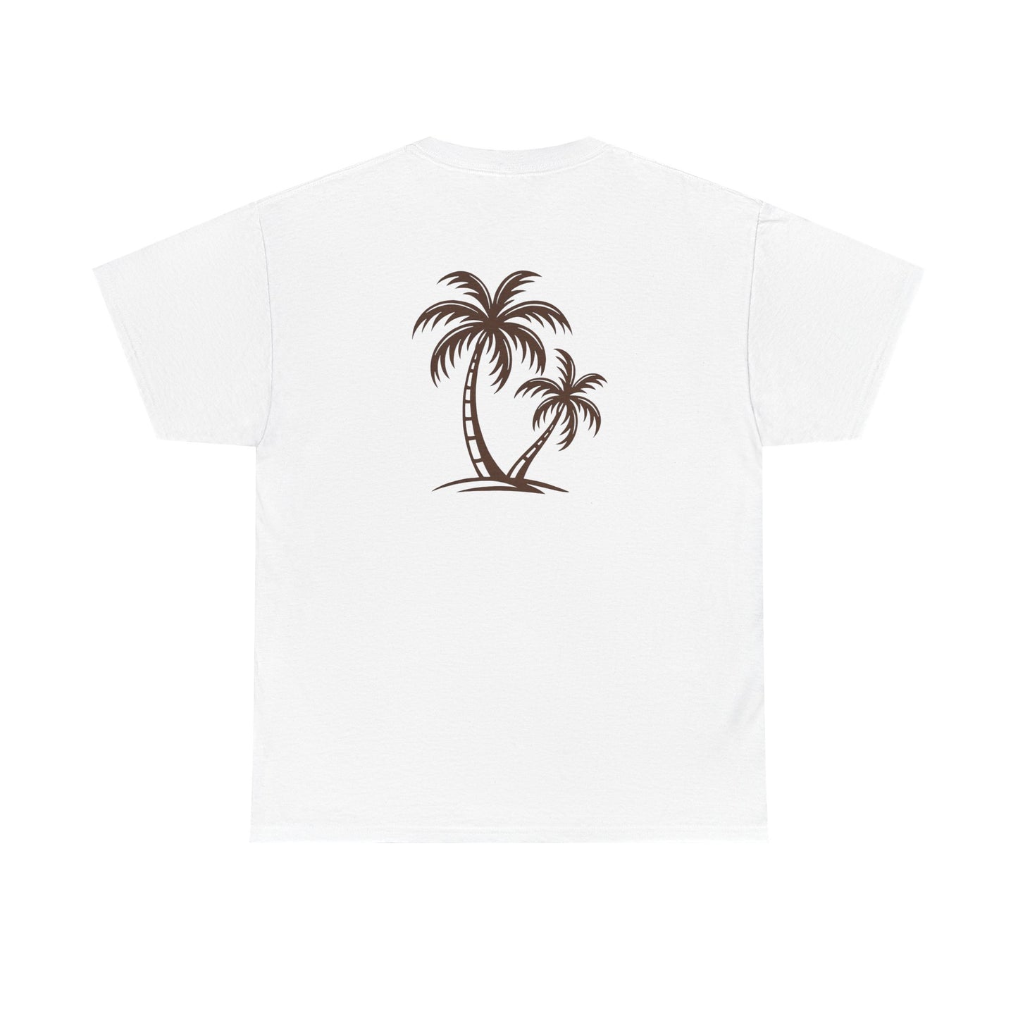 Palmen T-Shirt Unisex – Sommerliches Strandmotiv im Boho Look | Tropisches Design aus 100 % Baumwolle