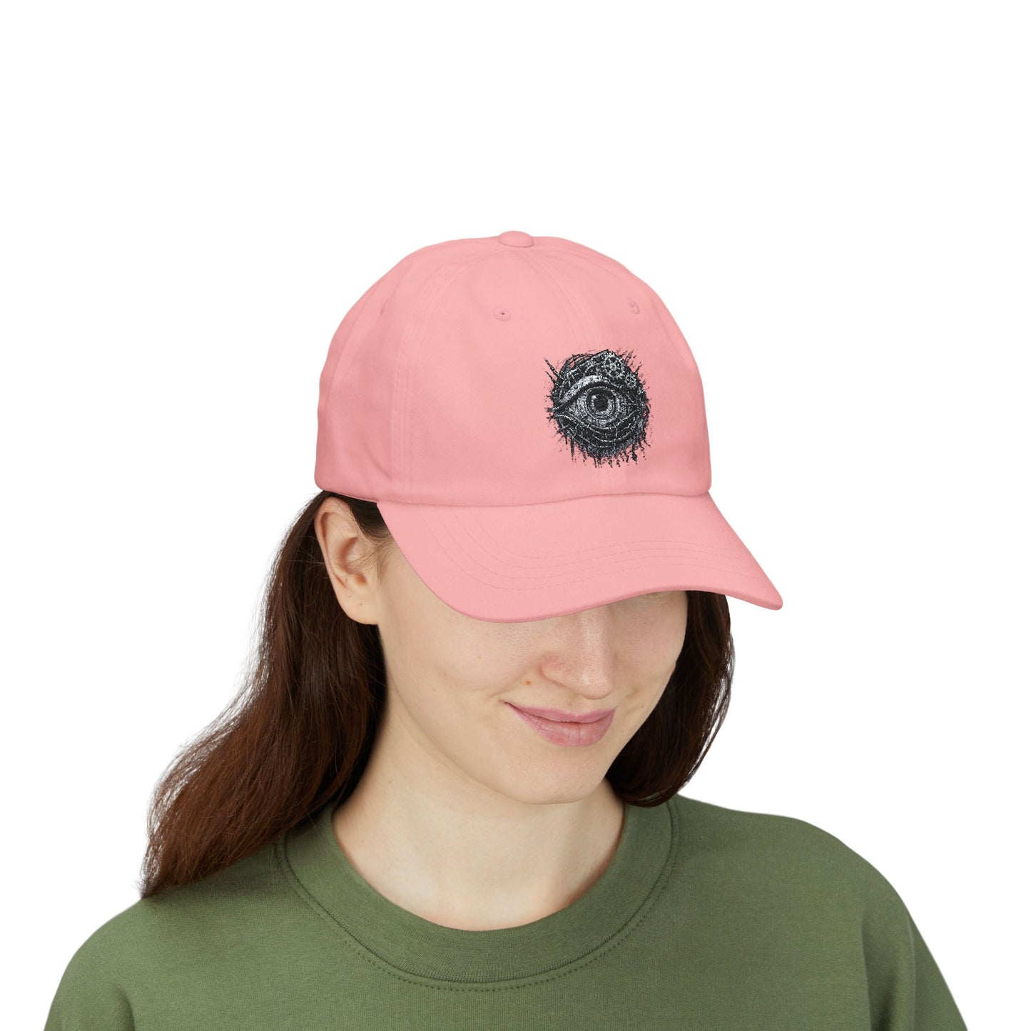 Biomechanisches Auge Cap – Cyberpunk Kappe mit Zahnrädern & Kabeln | Verstellbare Unisex Techwear Basecap