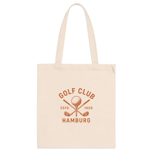Vintage Golf Club Hamburg Jutebeutel – Retro Stofftasche Estd. 1928 für Golfer & Hamburg-Fans