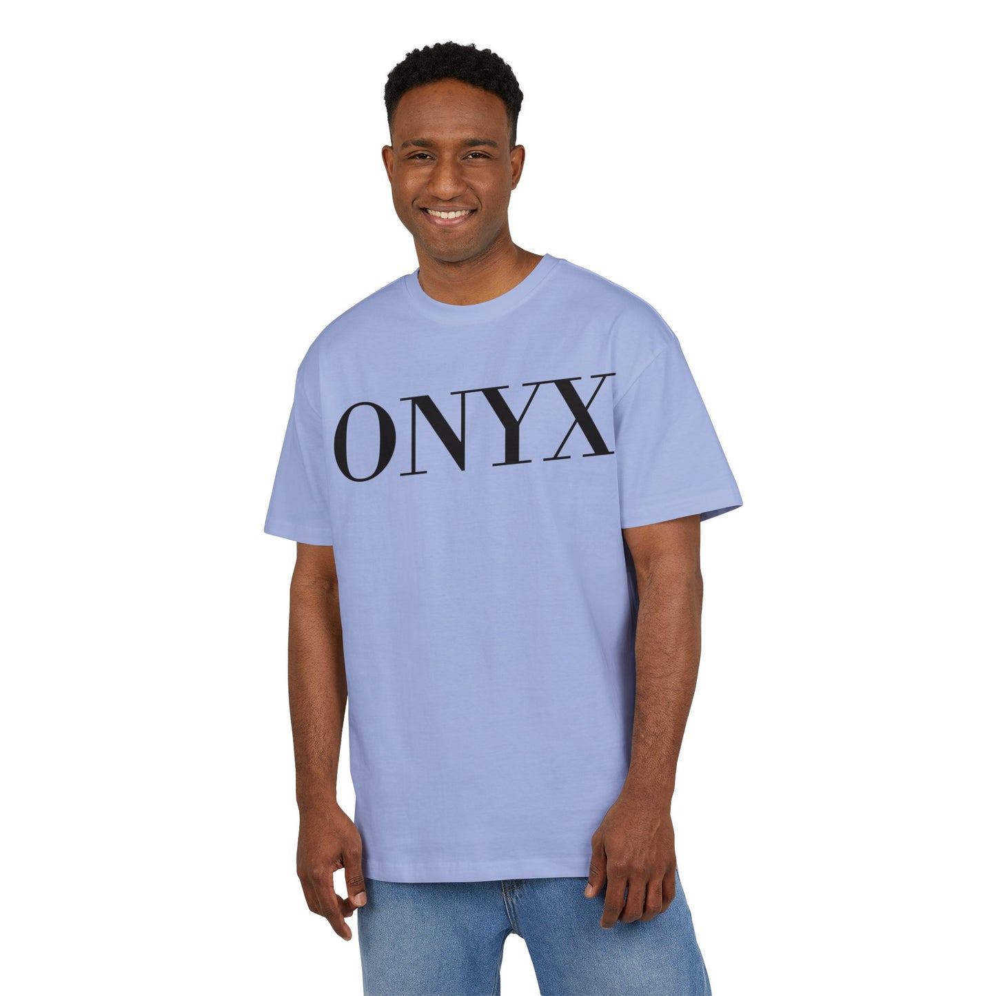 ONYX T-Shirt (Brustprint) – Minimalistisches Oversize Streetwear Design für Damen & Herren