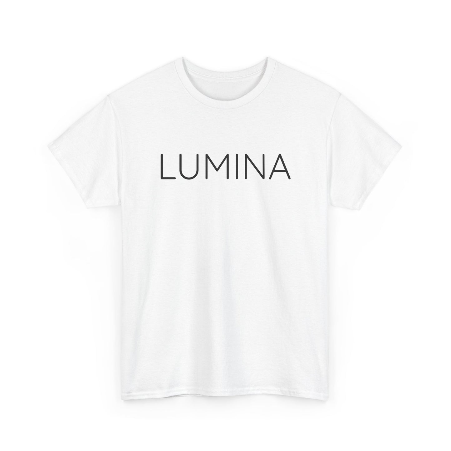LUMINA T-Shirt Unisex (Brustprint) – Nachhaltiges Heavy Cotton Tee aus 100% Baumwolle, Streetwear Basic & Geschenkidee