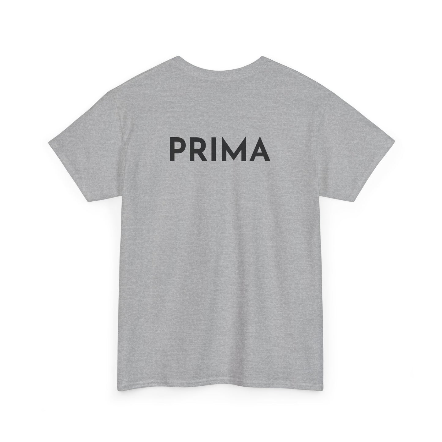 PRIMA T-Shirt (Rückenprint) – Unisex Heavy Cotton Tee | Nachhaltige Streetwear aus 100% Baumwolle