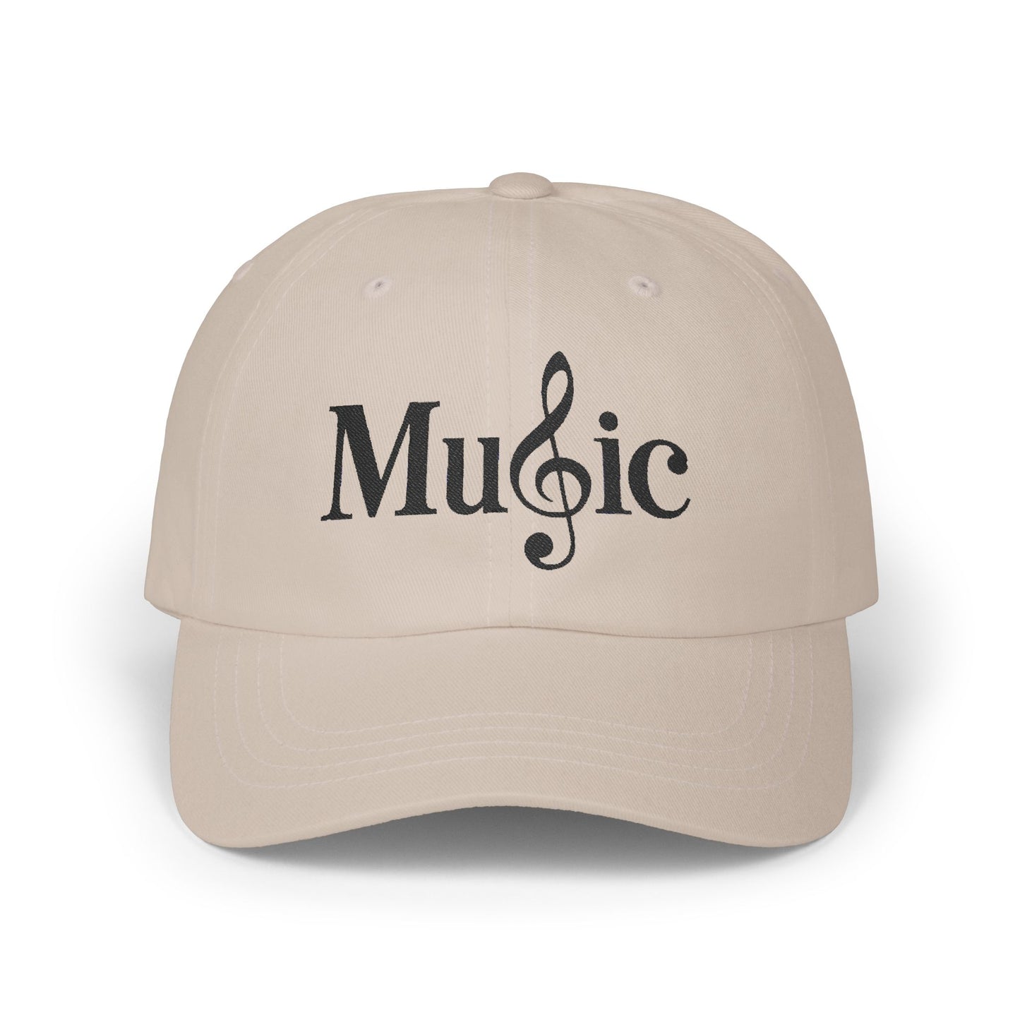 Music Cap – Stylische Basecap mit Notenschlüssel Logo für Musikliebhaber & Musiker – Unisex Streetwear Accessoire