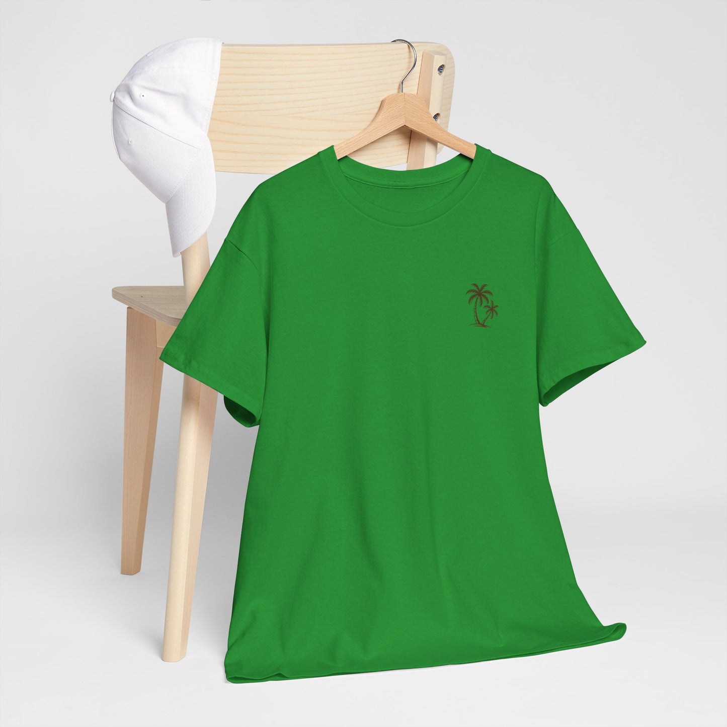 Palmen T-Shirt Unisex – Sommerliches Strandmotiv im Boho Look | Tropisches Design aus 100 % Baumwolle