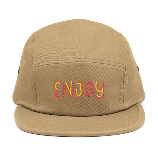 Enjoy – 5-Panel Cap mit Stickerei
