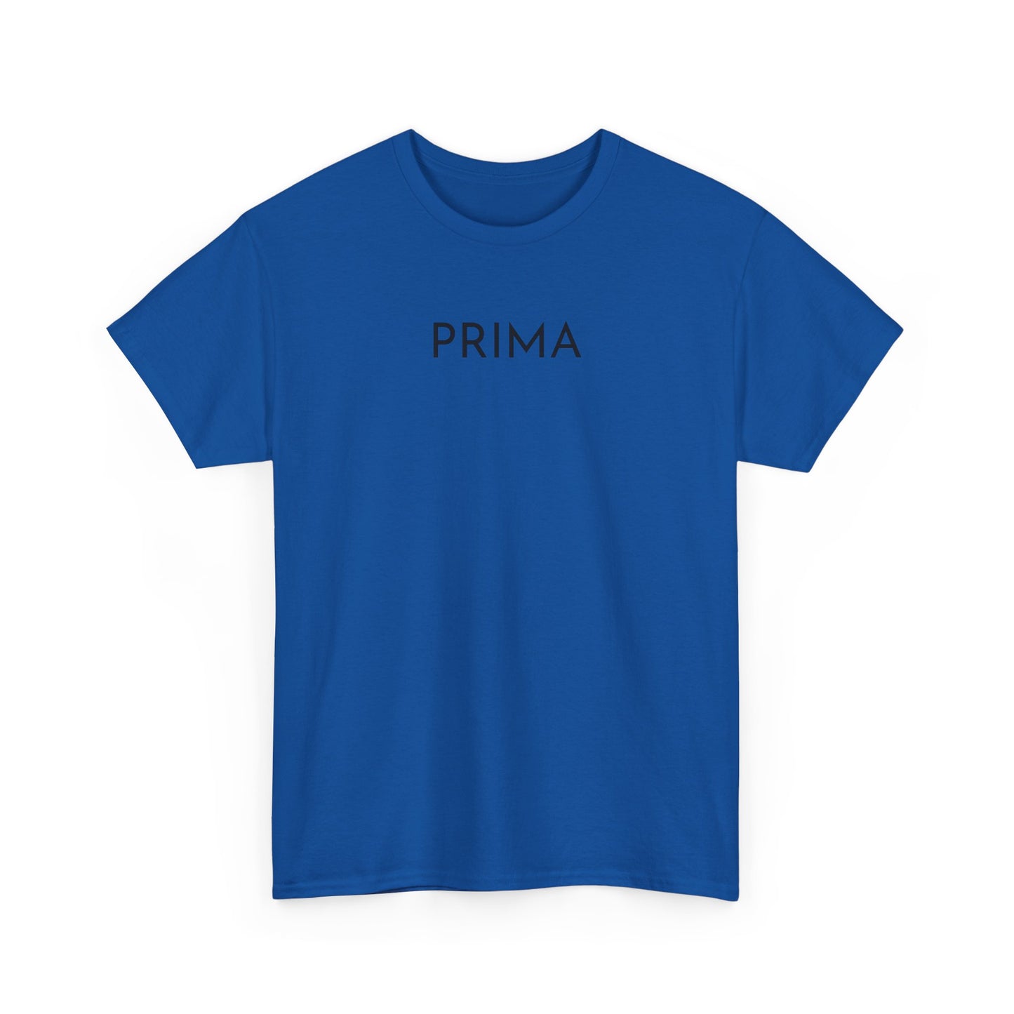 PRIMA T-Shirt (Brustprint) – Unisex Heavy Cotton Tee | Nachhaltige Streetwear aus 100% Baumwolle