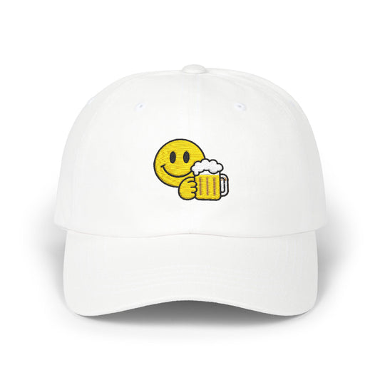 Smiley Bier Cap – Coole Basecap mit Bierkrug Motiv | Party-Accessoire