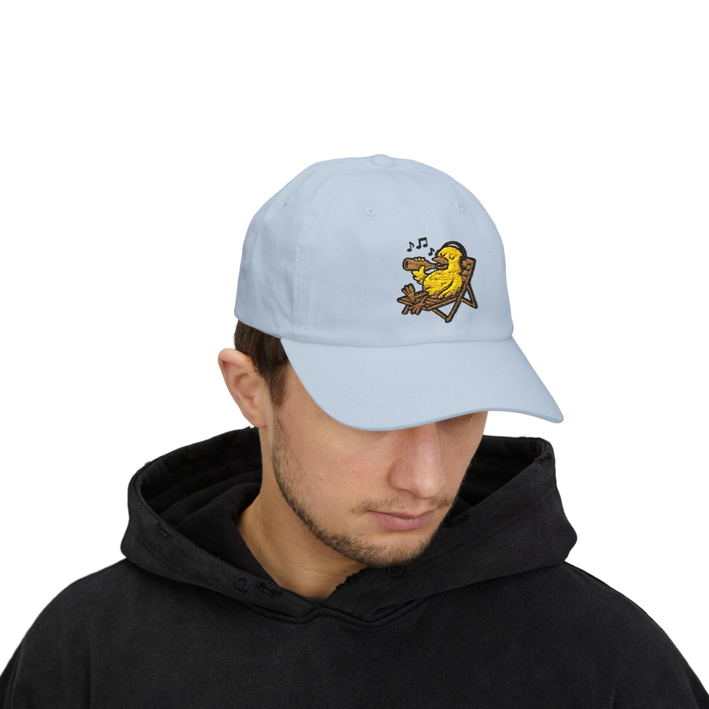 Chillente Cap – Lustige Unisex Basecap mit Ente, Bier & Musik | Coole Kappe für Festival, Freizeit & Sommer