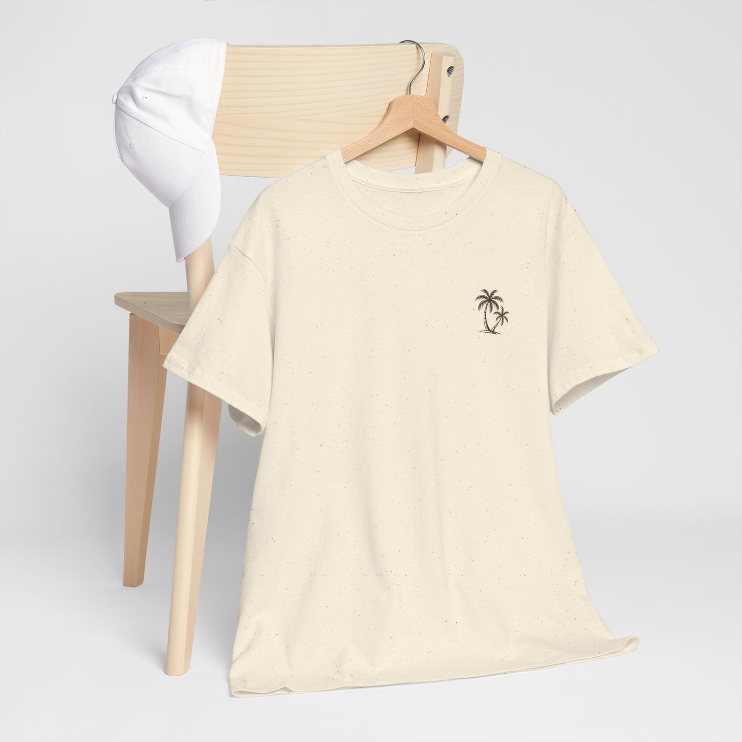 Palmen T-Shirt Unisex – Sommerliches Strandmotiv im Boho Look | Tropisches Design aus 100 % Baumwolle