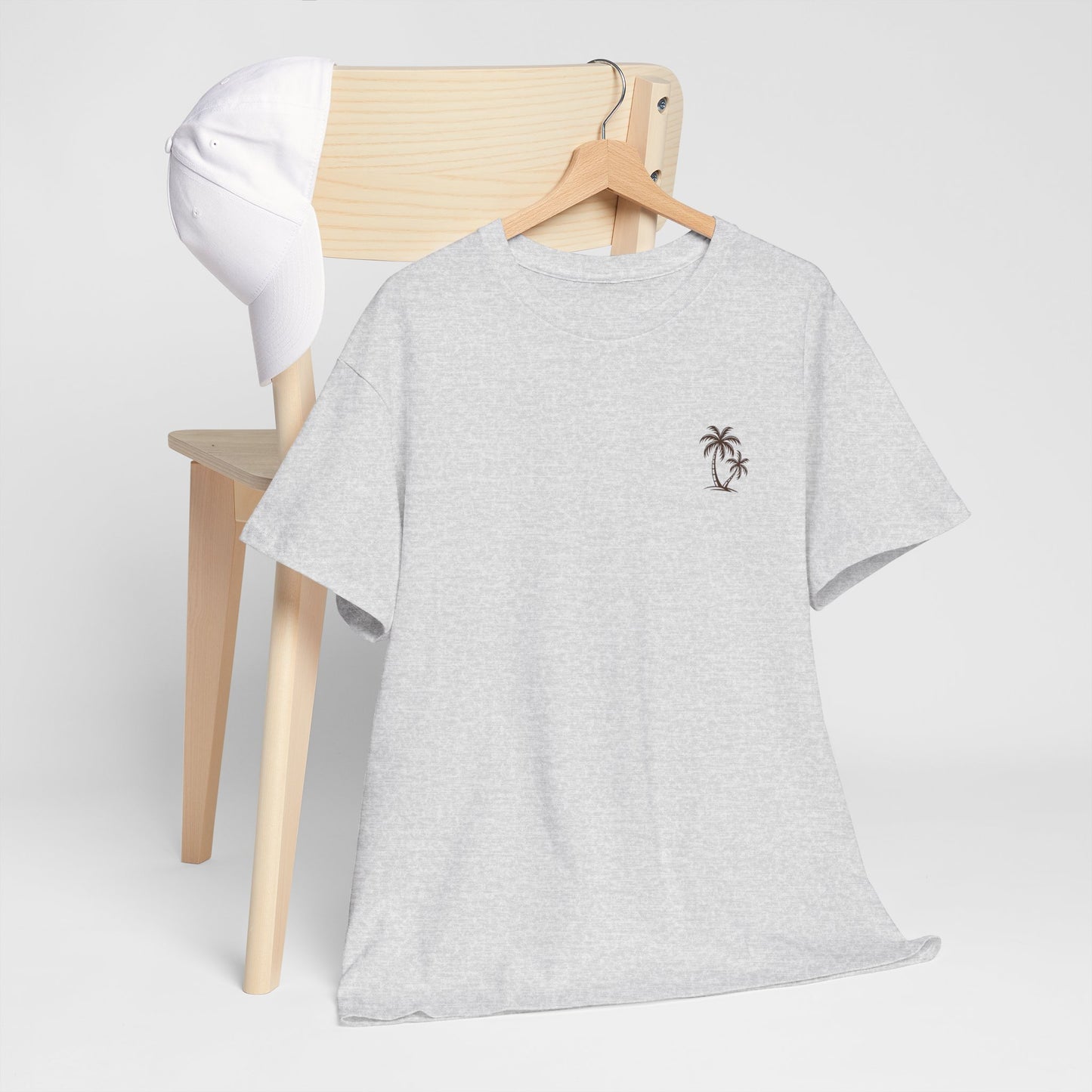 Palmen T-Shirt Unisex – Sommerliches Strandmotiv im Boho Look | Tropisches Design aus 100 % Baumwolle