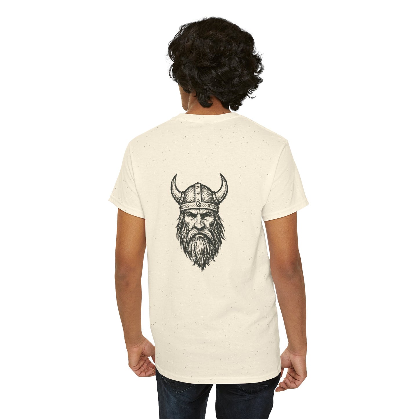 Wikinger T-Shirt Herren Unisex – Nordisches Krieger Design | Viking Skull Shirt | Nordic Mythology Streetwear