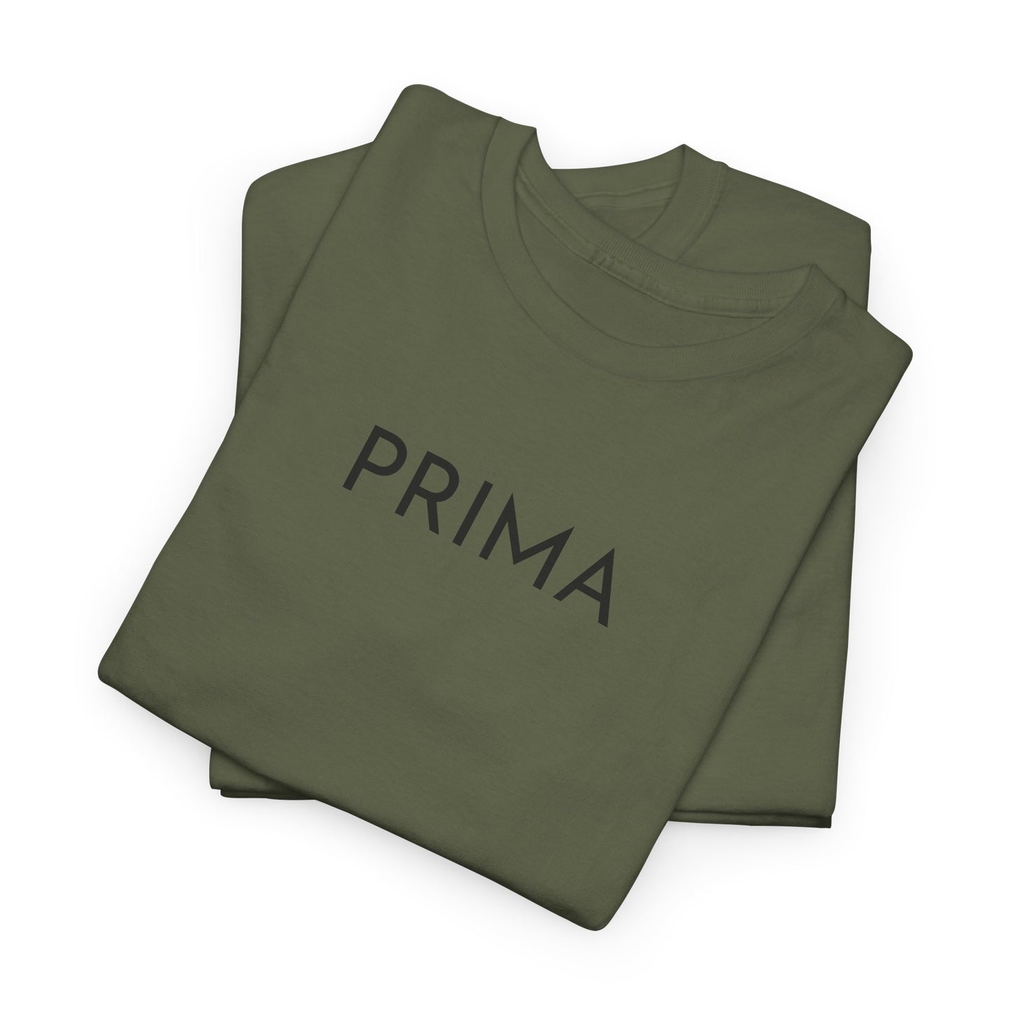 PRIMA T-Shirt (Brustprint) – Unisex Heavy Cotton Tee | Nachhaltige Streetwear aus 100% Baumwolle