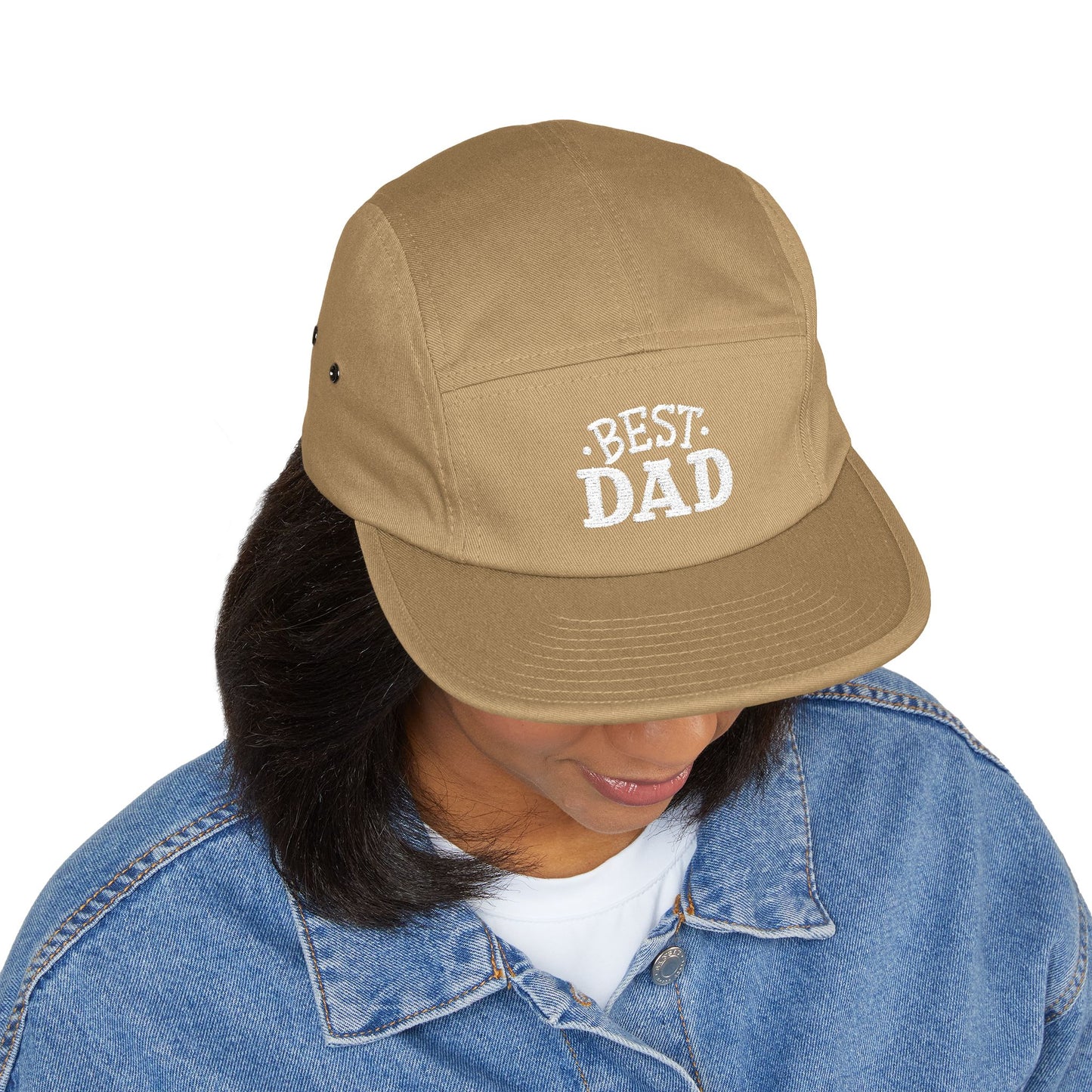 Best Dad – 5-Panel Cap mit Stickerei