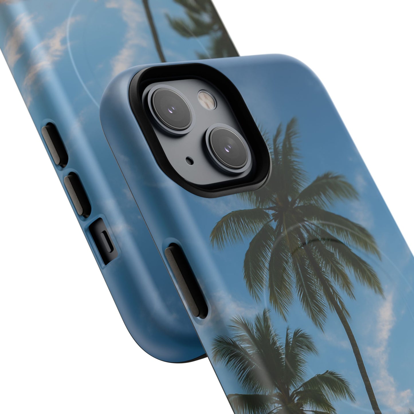 Tropische Sonnenuntergang Handyhülle mit Palmen – Sommer Vibes Case für iPhone & Android | Tropisches Strandmotiv