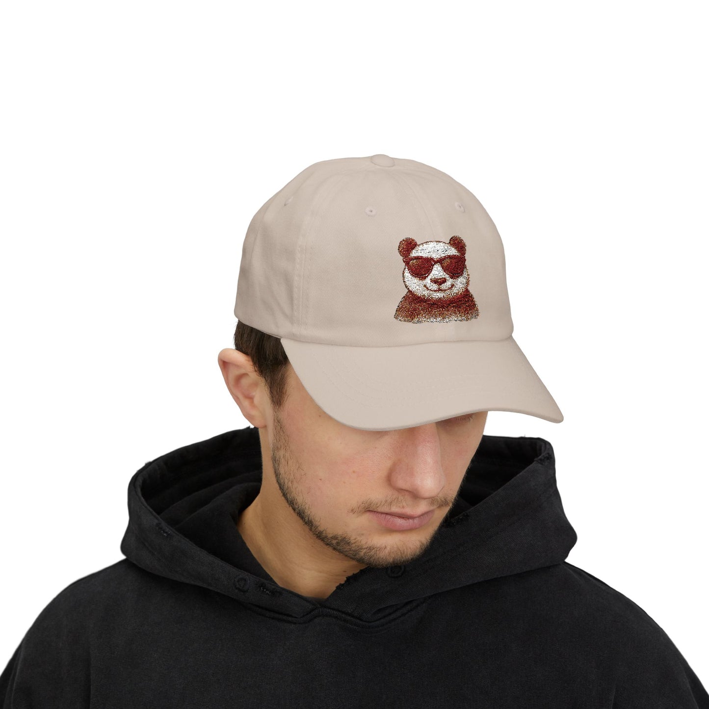 Panda Cap mit Sonnenbrille – Coole Unisex Basecap für Alltag, Streetwear & Festivals
