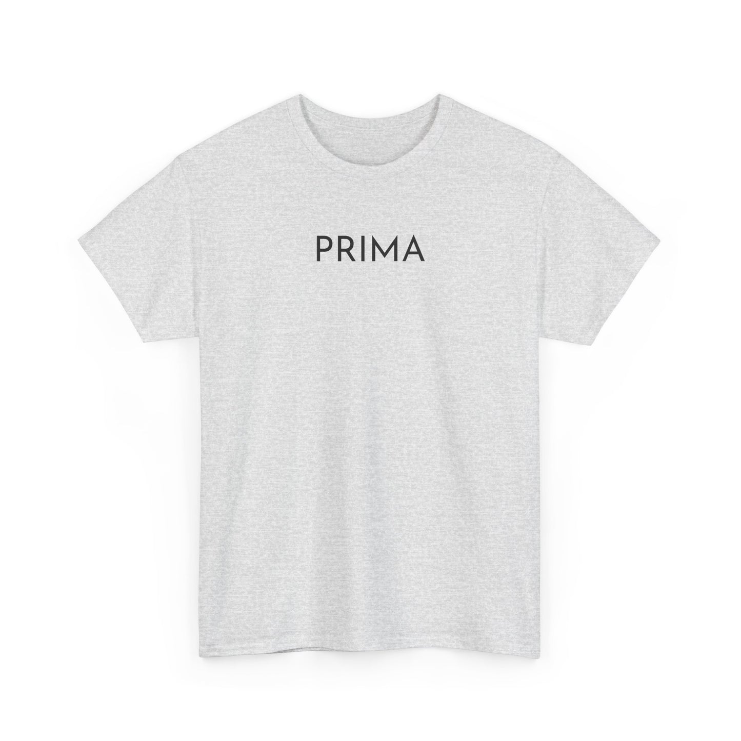 PRIMA T-Shirt (Brustprint) – Unisex Heavy Cotton Tee | Nachhaltige Streetwear aus 100% Baumwolle