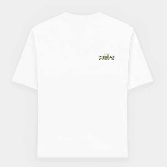 the overthinker coffee club oversized T-Shirt