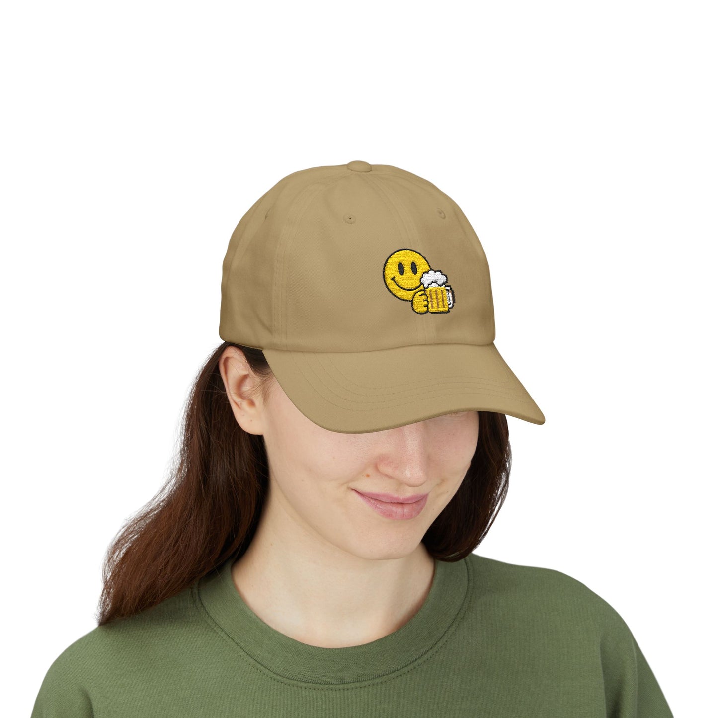 Smiley Bier Cap – Coole Basecap mit Bierkrug Motiv | Party-Accessoire