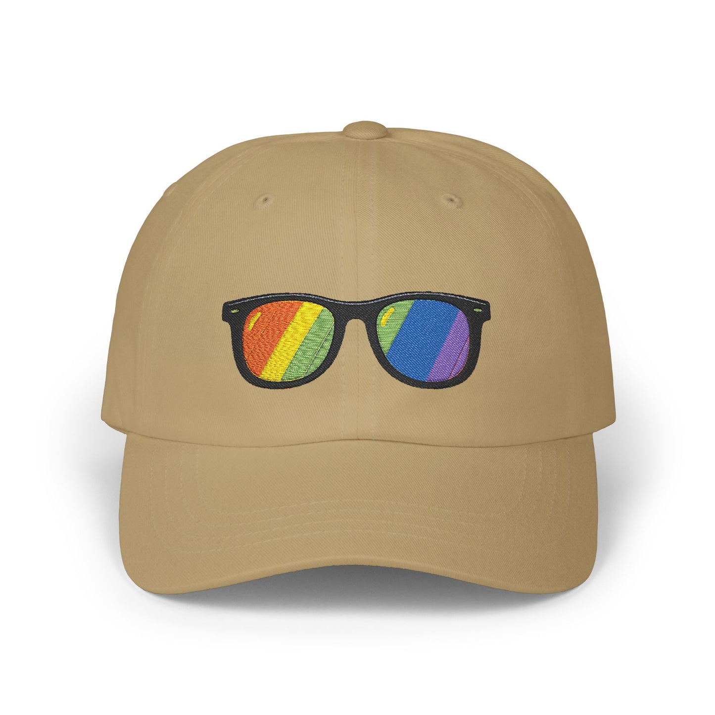 Regenbogen Sonnenbrille Cap – Stylische Unisex Snapback für Pride, Festivals & Streetwear