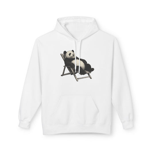 Chillender Panda (Brustprint) - Unisex Midweight Fleece | Nachhaltige Streetwear mit Komfort & Stil