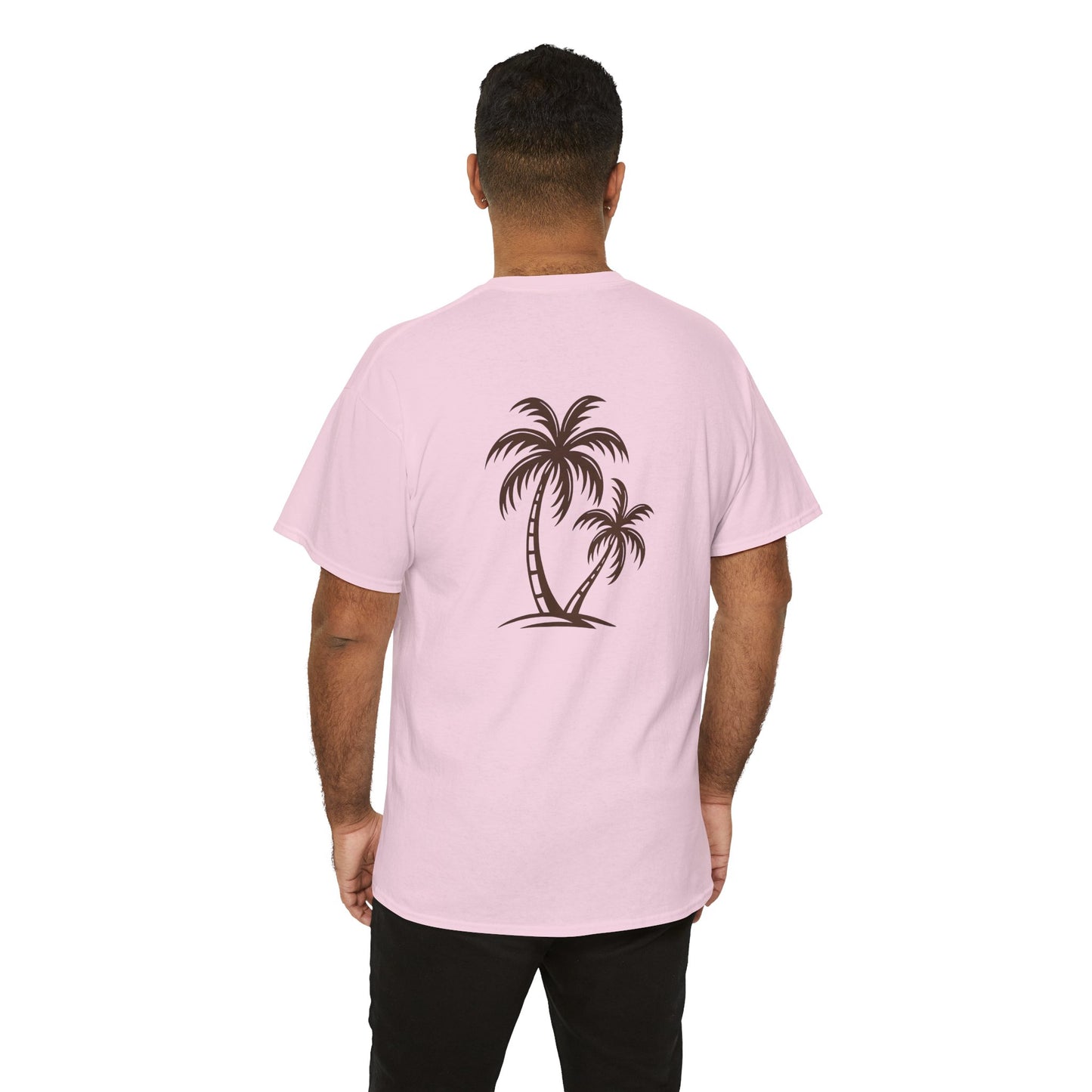 Palmen T-Shirt Unisex – Sommerliches Strandmotiv im Boho Look | Tropisches Design aus 100 % Baumwolle