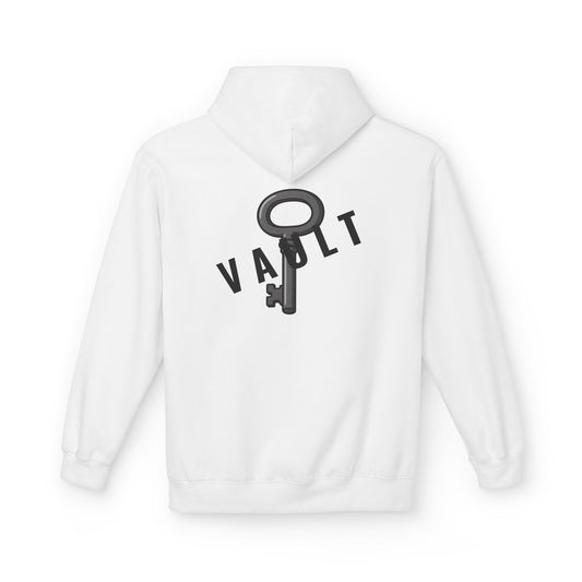 VAULT Hoodie mit Schlüssel-Design (Rückenprint) – Unisex Midweight Fleece | Nachhaltige Streetwear mit Komfort & Stil