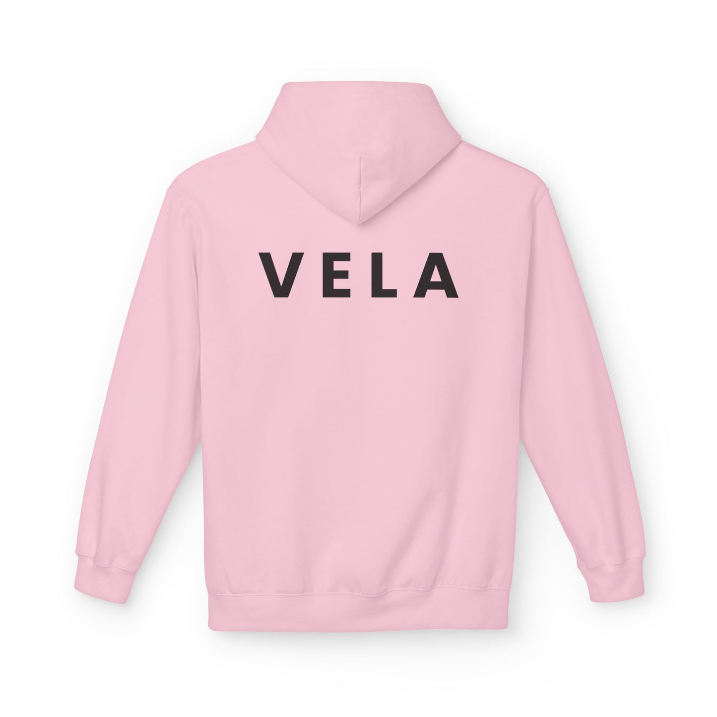 VELA Hoodie (Rückenprint) – Unisex Midweight Softstyle Fleece | Nachhaltige Streetwear mit Komfort & Stil