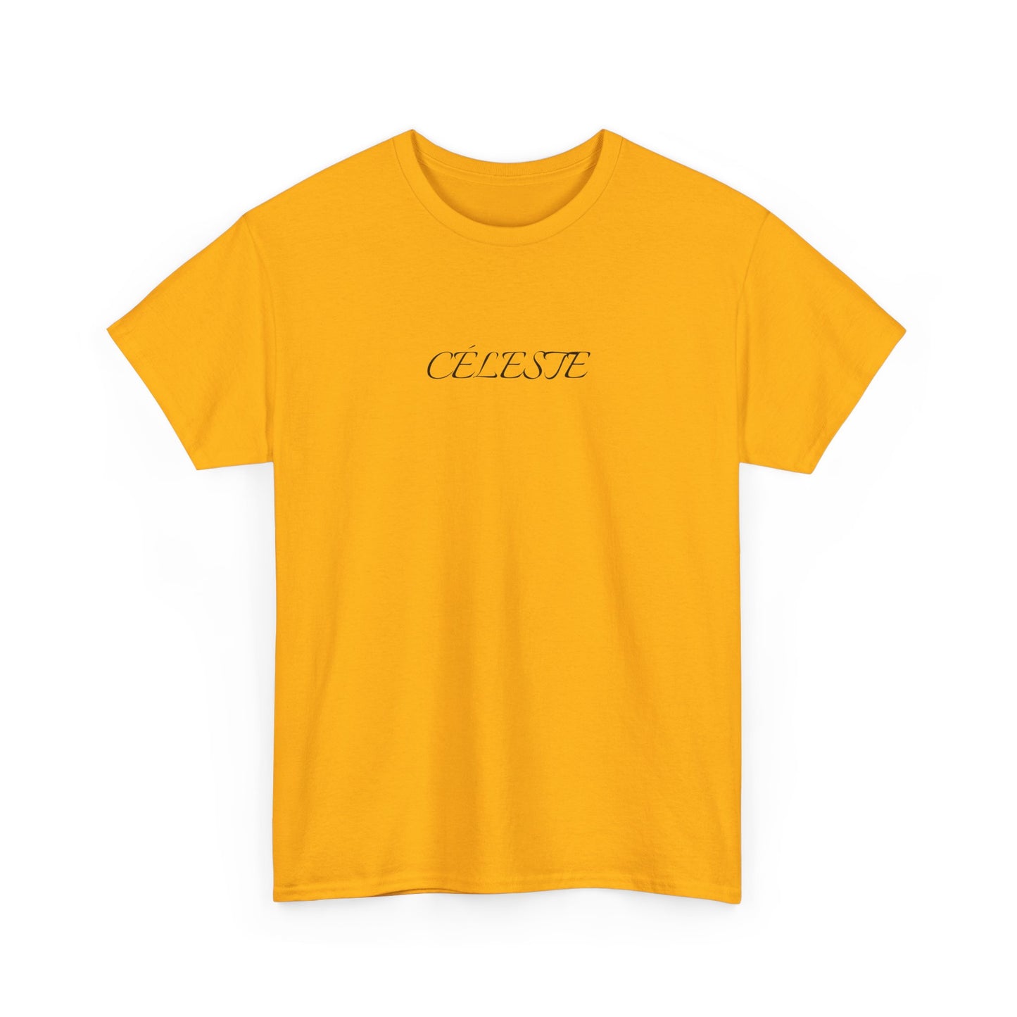Céleste T-Shirt (Brustprint) – Unisex Heavy Cotton Tee | Nachhaltige Streetwear aus 100% Baumwolle