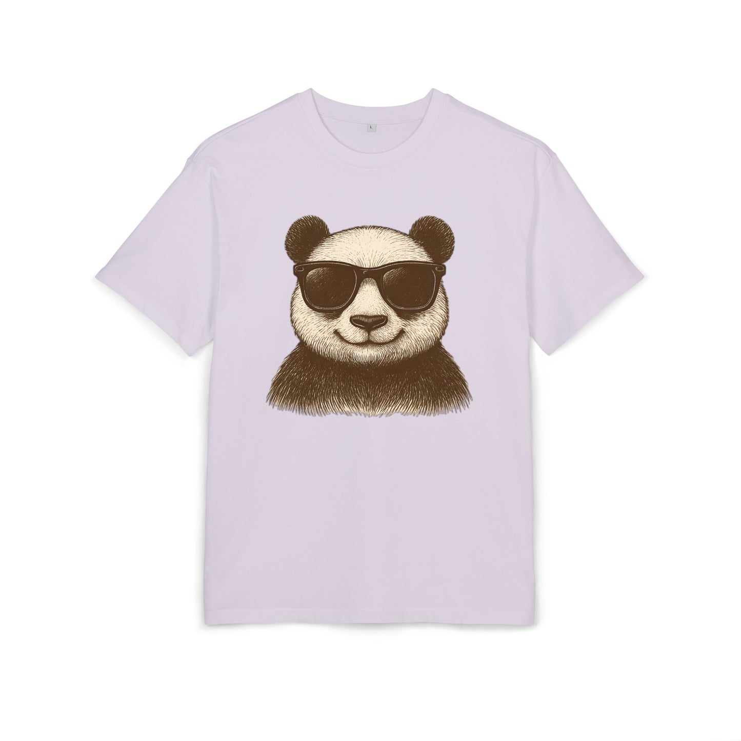 Cooler Panda T-Shirt (Brustprint) – Stylisches Unisex Shirt mit Sonnenbrillen-Motiv im Retro Look