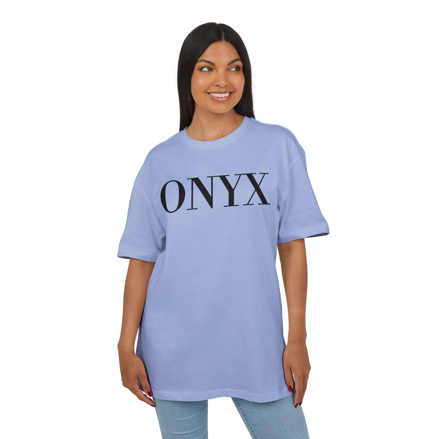 ONYX T-Shirt (Brustprint) – Minimalistisches Oversize Streetwear Design für Damen & Herren