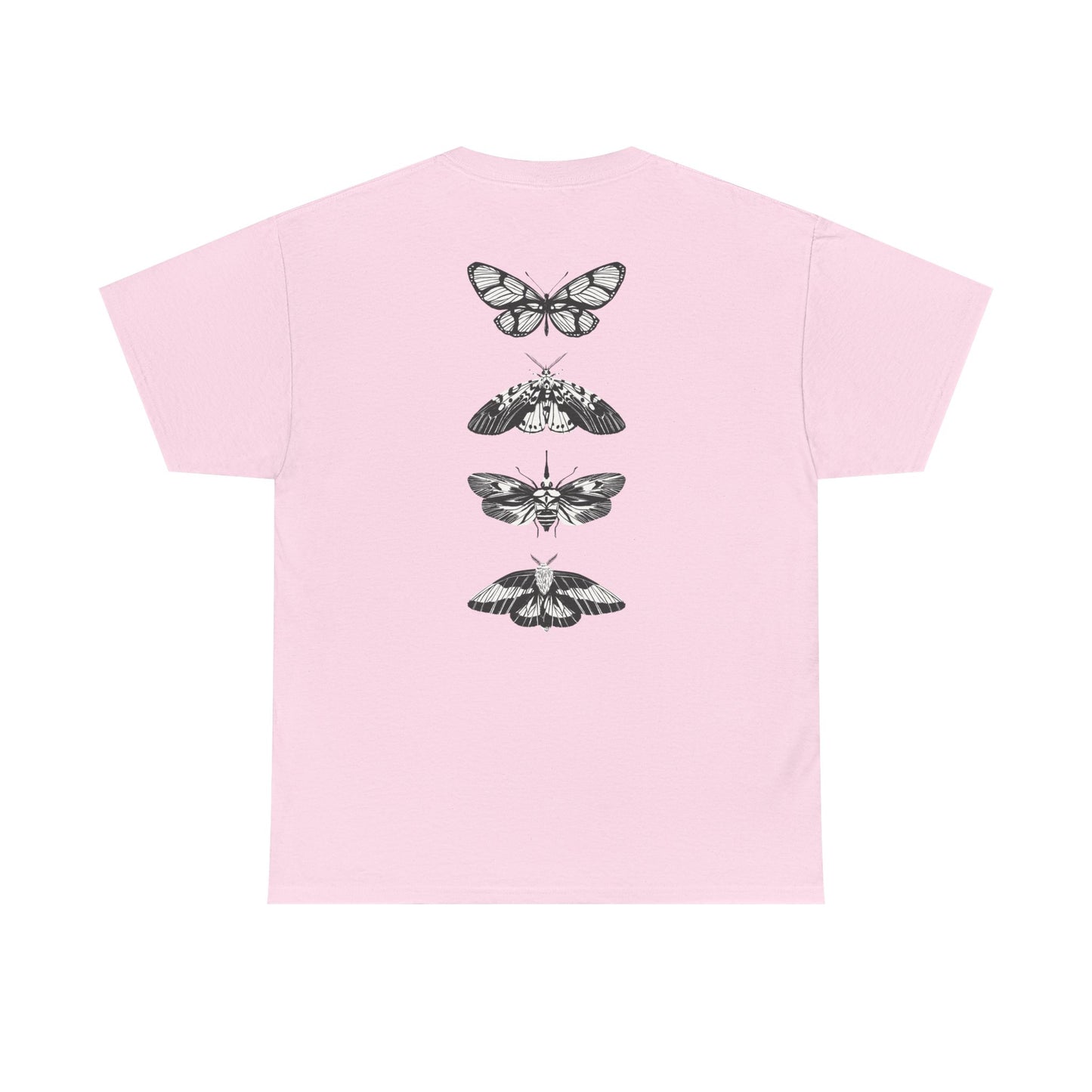 T-Shirt mit Schmetterlingsdesign - Baumwolle, Streetwear Style, Unisex