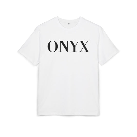 ONYX T-Shirt (Brustprint) – Minimalistisches Oversize Streetwear Design für Damen & Herren