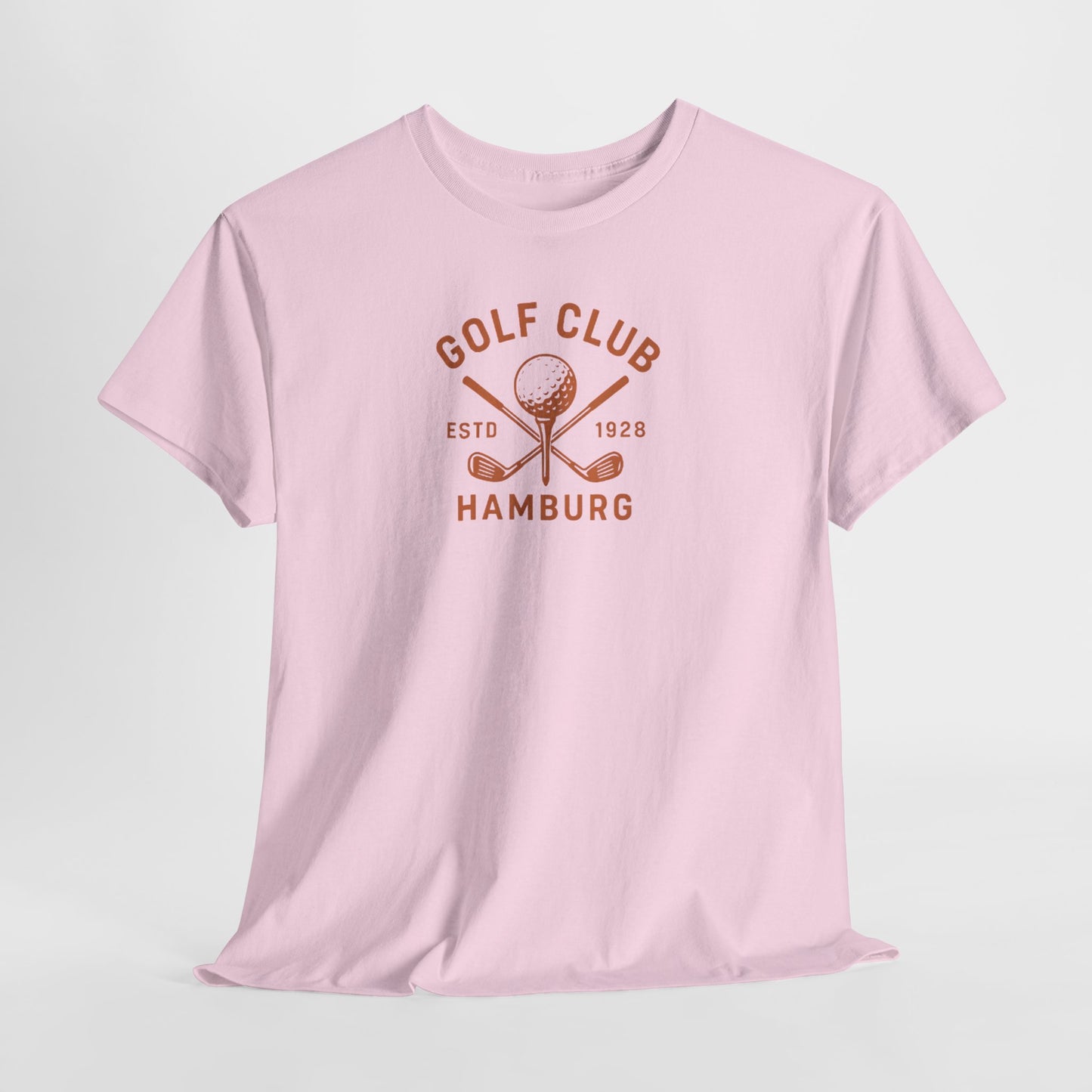 Vintage Golf Club Hamburg T-Shirt (Brustprint) – Estd. 1928 Retro Golfshirt für Herren & Damen