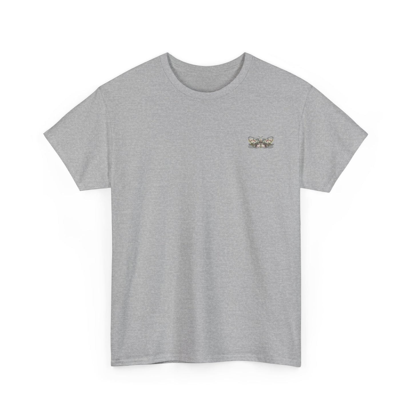 T-Shirt mit Schmetterlingsdesign - Baumwolle, Streetwear Style, Unisex