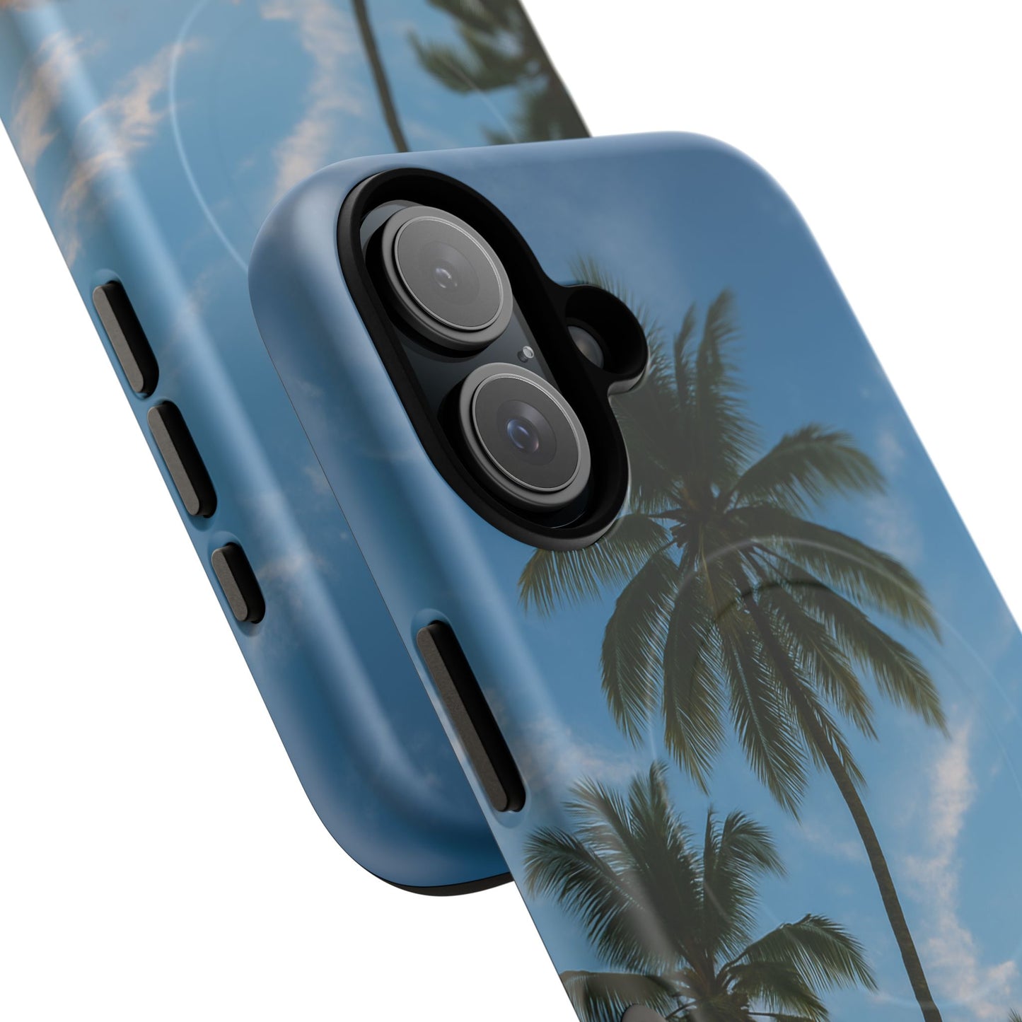 Tropische Sonnenuntergang Handyhülle mit Palmen – Sommer Vibes Case für iPhone & Android | Tropisches Strandmotiv