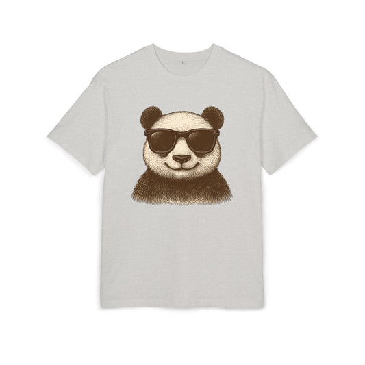 Cooler Panda T-Shirt (Brustprint) – Stylisches Unisex Shirt mit Sonnenbrillen-Motiv im Retro Look
