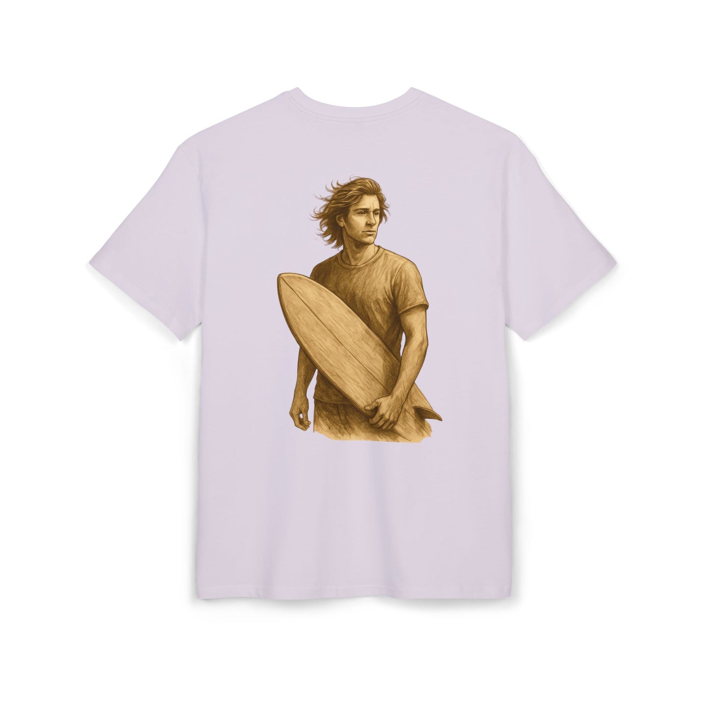 Retro Surfer T-Shirt (Brustprint) – Vintage Beach Style für Wellenreiter & Ocean-Lovers