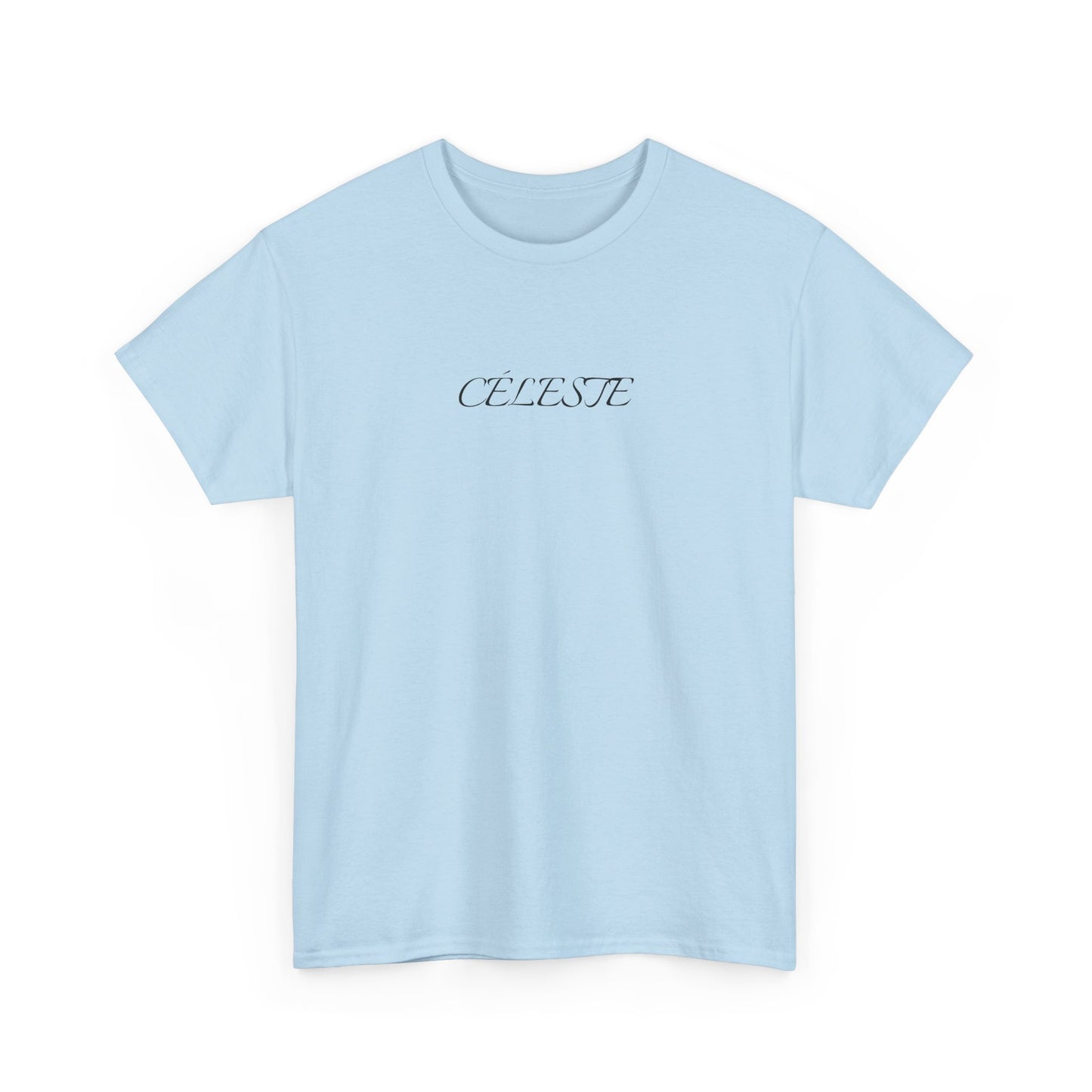 Céleste T-Shirt (Brustprint) – Unisex Heavy Cotton Tee | Nachhaltige Streetwear aus 100% Baumwolle