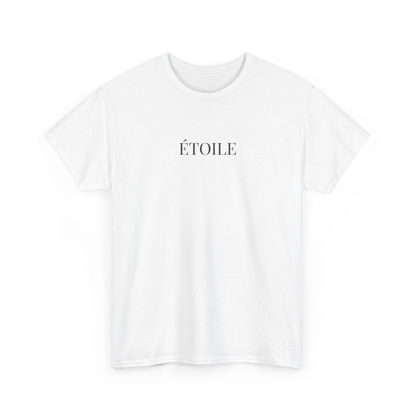 ÉTOILE T-Shirt (Brustprint) – Unisex Heavy Cotton Tee | Minimalistische Streetwear aus nachhaltiger Baumwolle