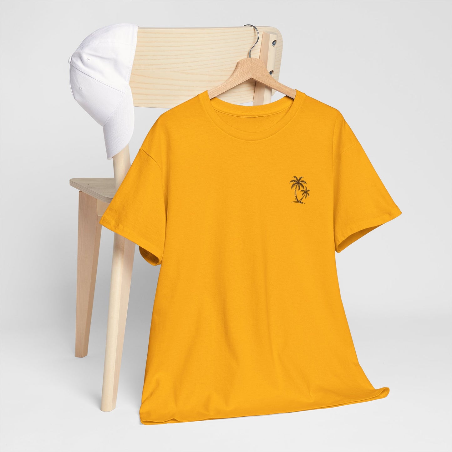 Palmen T-Shirt Unisex – Sommerliches Strandmotiv im Boho Look | Tropisches Design aus 100 % Baumwolle