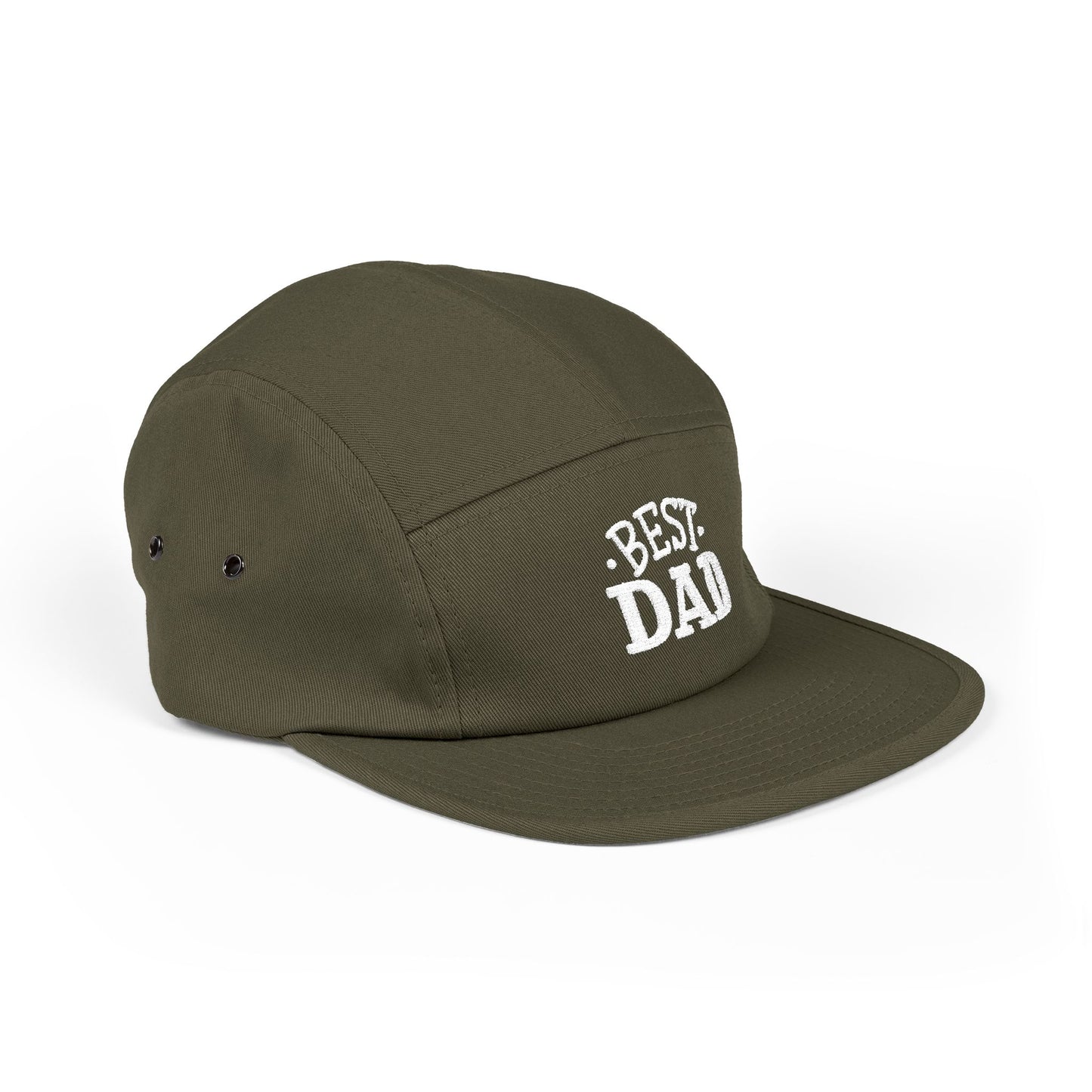 Best Dad – 5-Panel Cap mit Stickerei
