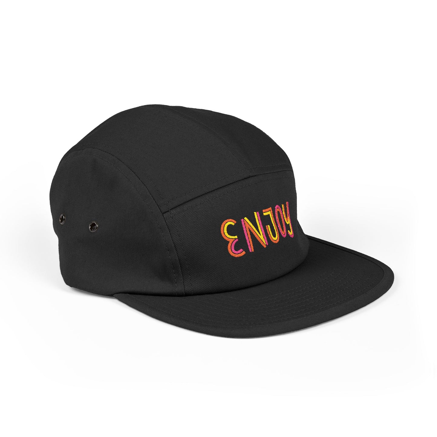 Enjoy – 5-Panel Cap mit Stickerei