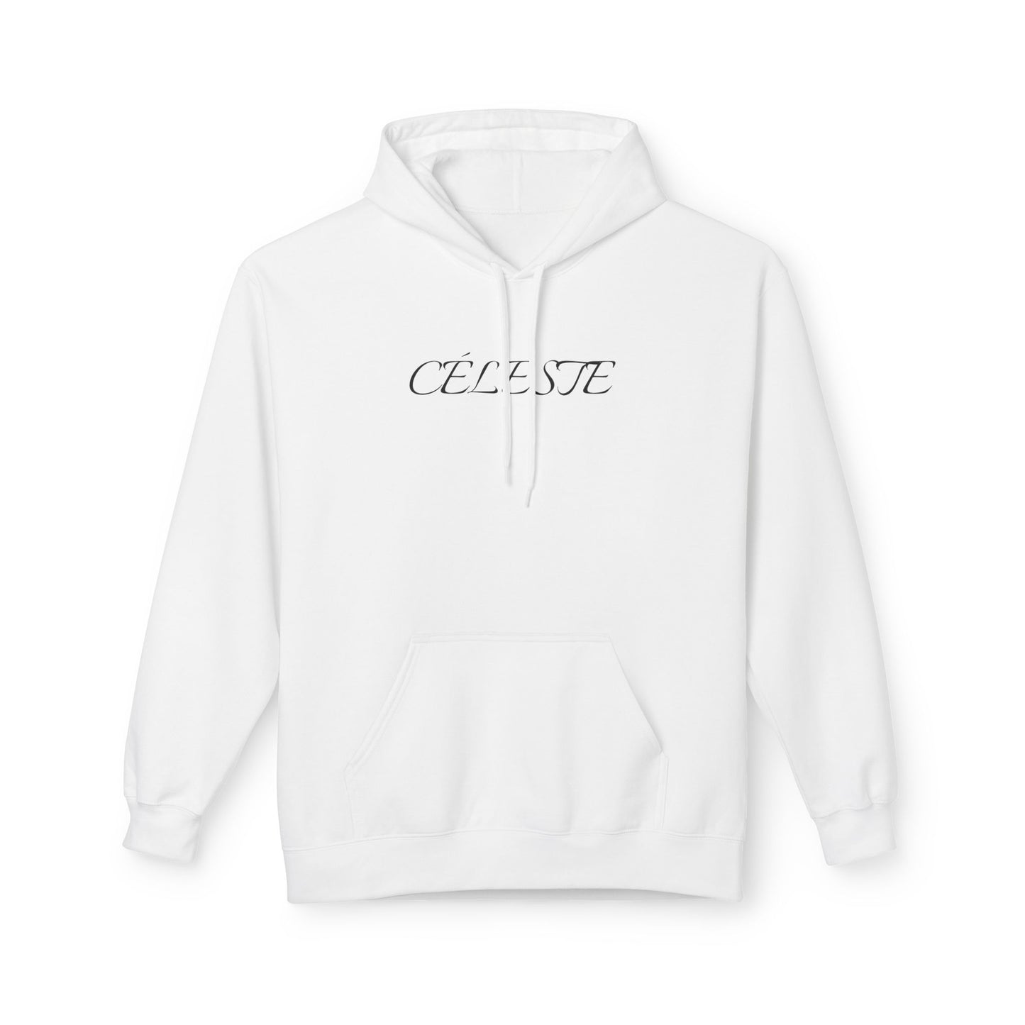 CÉLESTE Hoodie (Brustprint) – Unisex Midweight Softstyle Fleece | Nachhaltige Streetwear mit Komfort & Stil