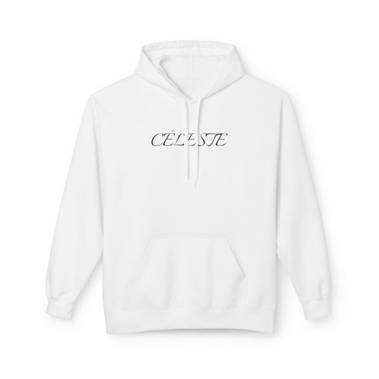 CÉLESTE Hoodie (Brustprint) – Unisex Midweight Softstyle Fleece | Nachhaltige Streetwear mit Komfort & Stil