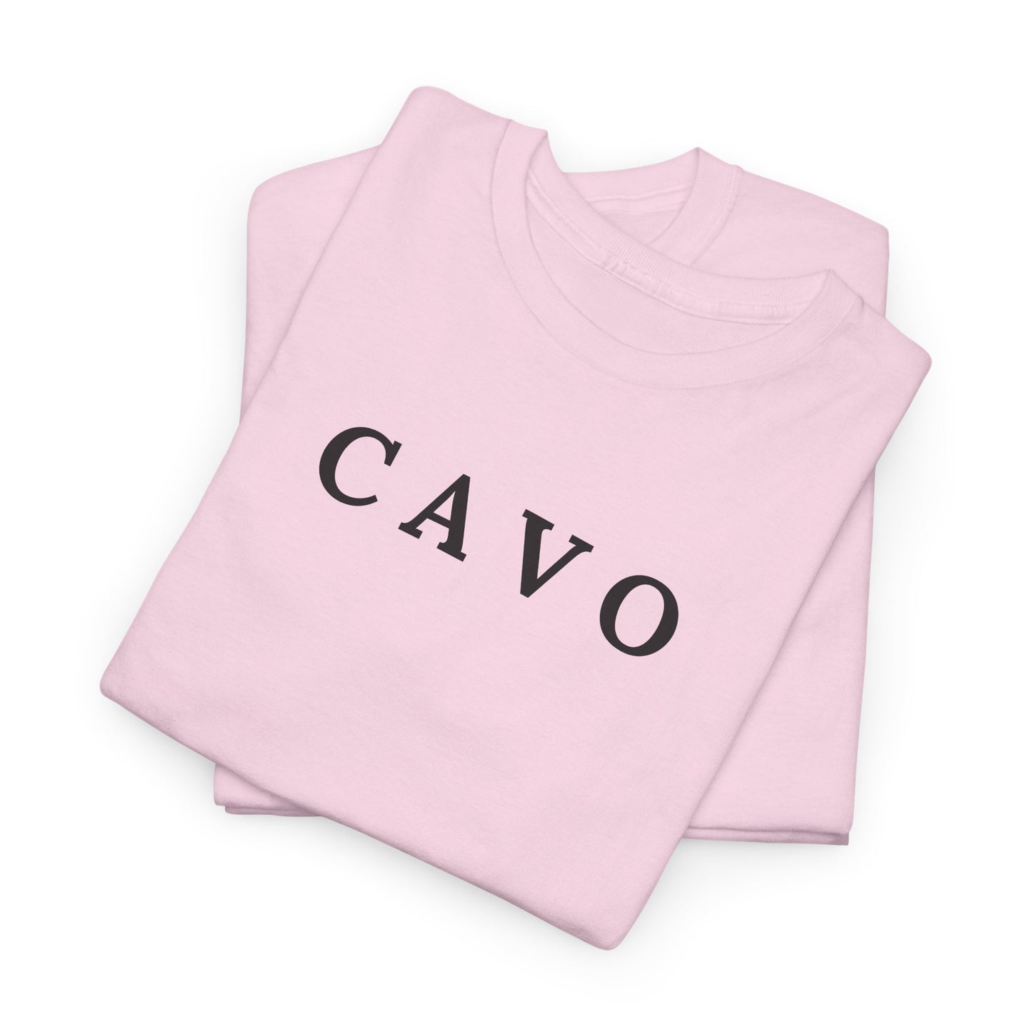 CAVO T-Shirt (Brustprint) – Unisex Heavy Cotton Tee | Nachhaltige Streetwear aus 100% Baumwolle