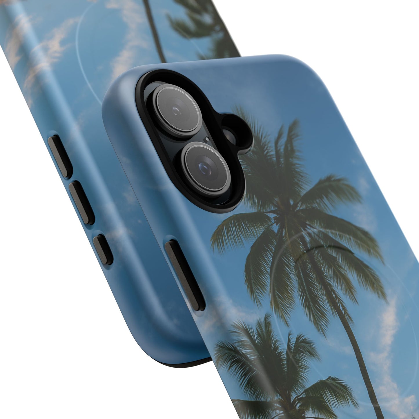 Tropische Sonnenuntergang Handyhülle mit Palmen – Sommer Vibes Case für iPhone & Android | Tropisches Strandmotiv